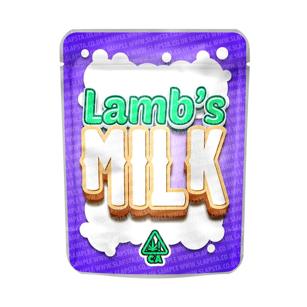 Lamb's Milk Mylar Pouches Pre-Labeled - SLAPSTA