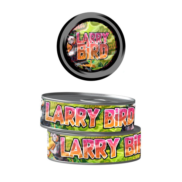 Larry Bird Pre-Labeled 3.5g Self-Seal Tins - SLAPSTA