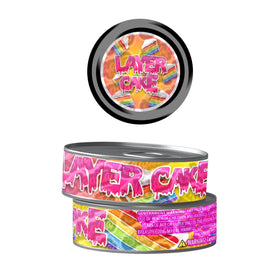 Layer Cake Pre-Labeled 3.5g Self-Seal Tins