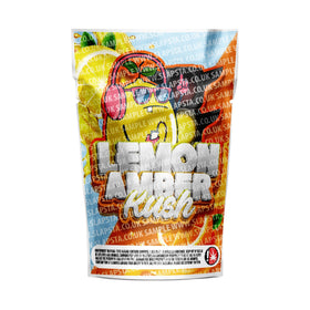 Sachets Mylar Lemon Amber Kush pré-étiquetés