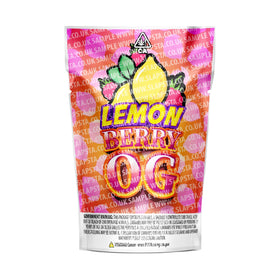 Lemon Berry OG Mylar Pouches Pre-Labeled