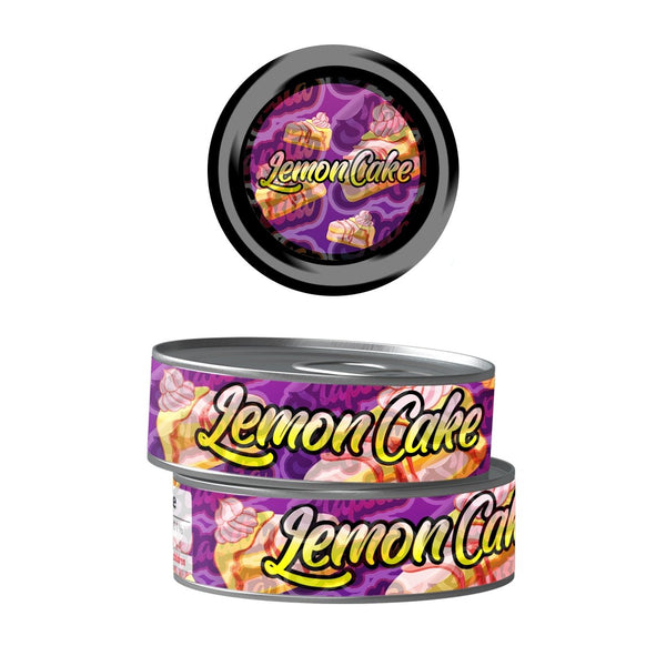 Lemon Cake Pre-Labeled 3.5g Self-Seal Tins - SLAPSTA