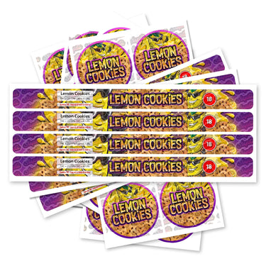Lemon Cookies Pre - Labeled 3.5g Self - Seal Tins - 60pcs