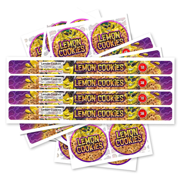 Lemon Cookies Pre-Labeled 3.5g Self-Seal Tins - SLAPSTA