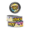 Lemon Haze Pre - Labeled 3.5g Self - Seal Tins - 60pcs