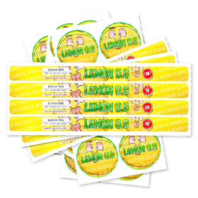 Lemon OG Pressitin Strain Labels