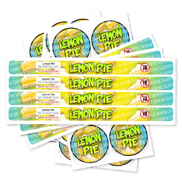 Lemon Pie Pressitin Strain Labels - 100ml / 30