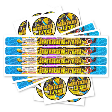 Lemon Tree Pre - Labeled 3.5g Self - Seal Tins - 60pcs