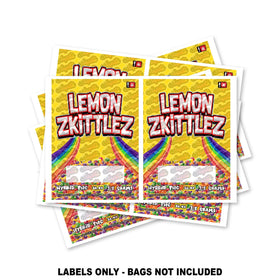 Étiquettes pour sacs Mylar Zittlez au citron UNIQUEMENT