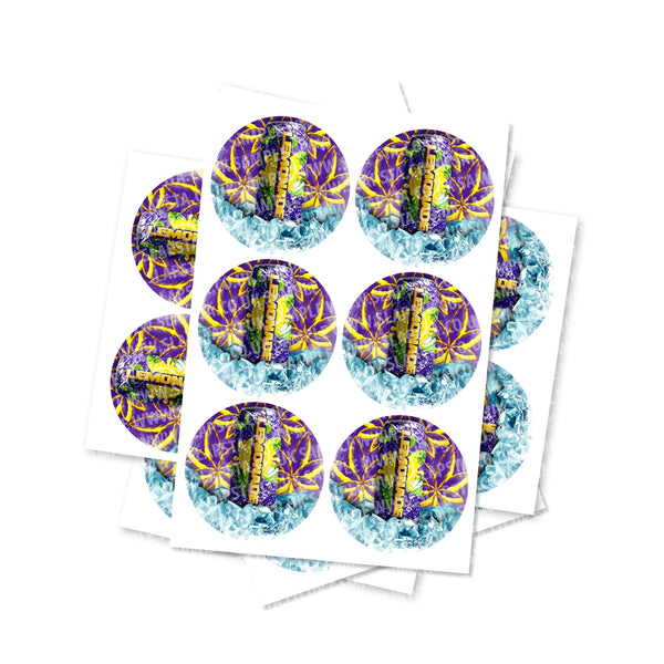 Lemonade Circular Stickers - SLAPSTA