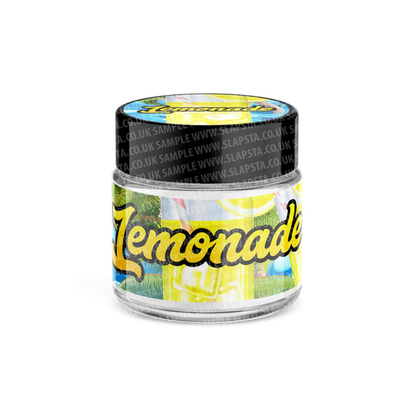 Lemonade Glass Jars Pre-Labeled - SLAPSTA