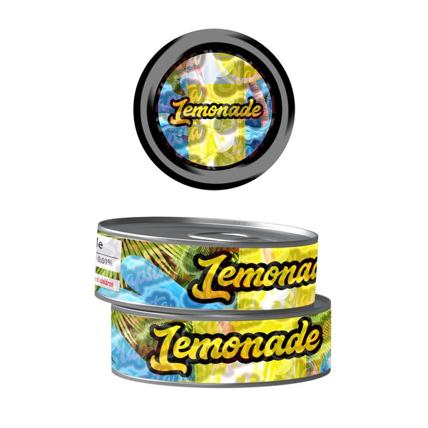 Lemonade Pre-Labeled 3.5g Self-Seal Tins - SLAPSTA