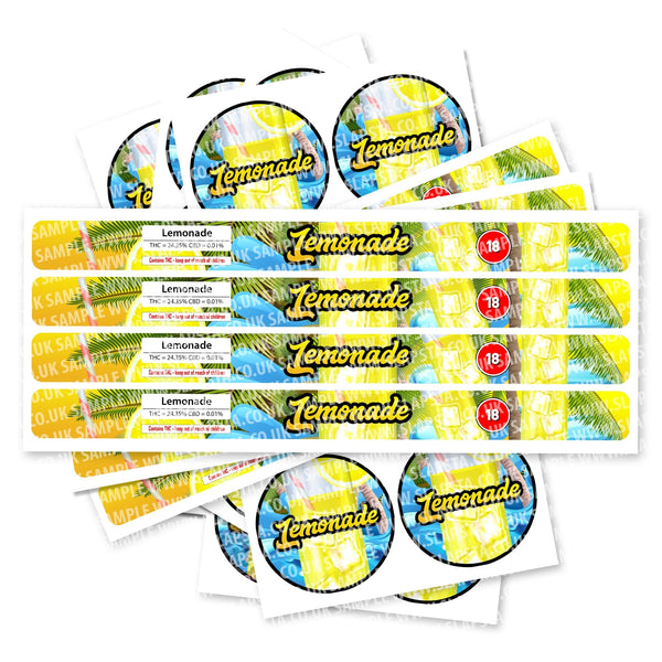 Lemonade Pressitin Strain Labels - SLAPSTA