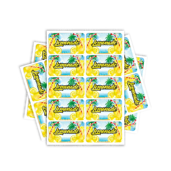 Lemonade Rectangle / Pre-Roll Labels - SLAPSTA