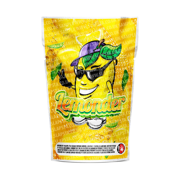 Lemonader Mylar Pouches Pre-Labeled - SLAPSTA