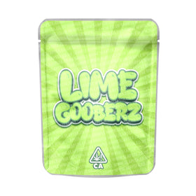 Sachets Mylar Lime Gooberz pré-étiquetés