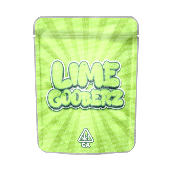 Lime Gooberz Mylar Pouches Pre-Labeled - SLAPSTA