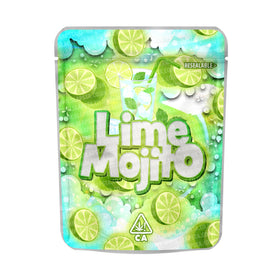 Sachets Mylar Lime Mojito pré-étiquetés