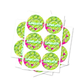 Limelatti Circular Stickers