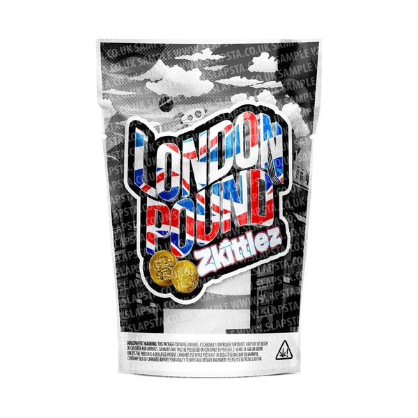 London Pound Zkittlez Mylar Pouches Pre-Labeled - SLAPSTA