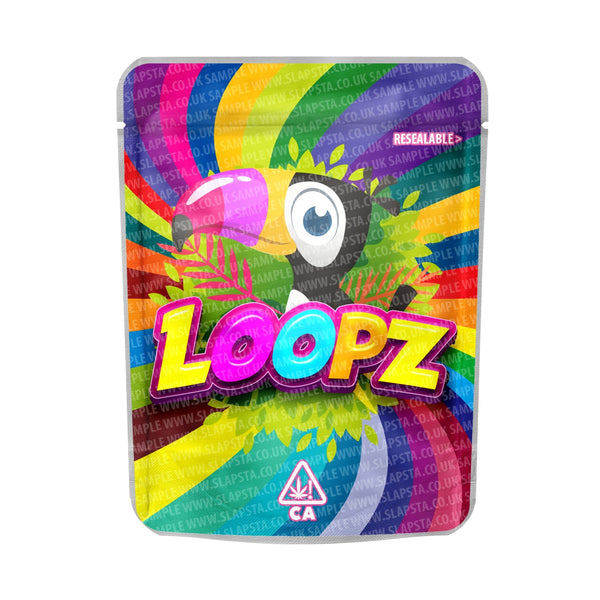 Loopz Mylar Pouches Pre-Labeled - SLAPSTA