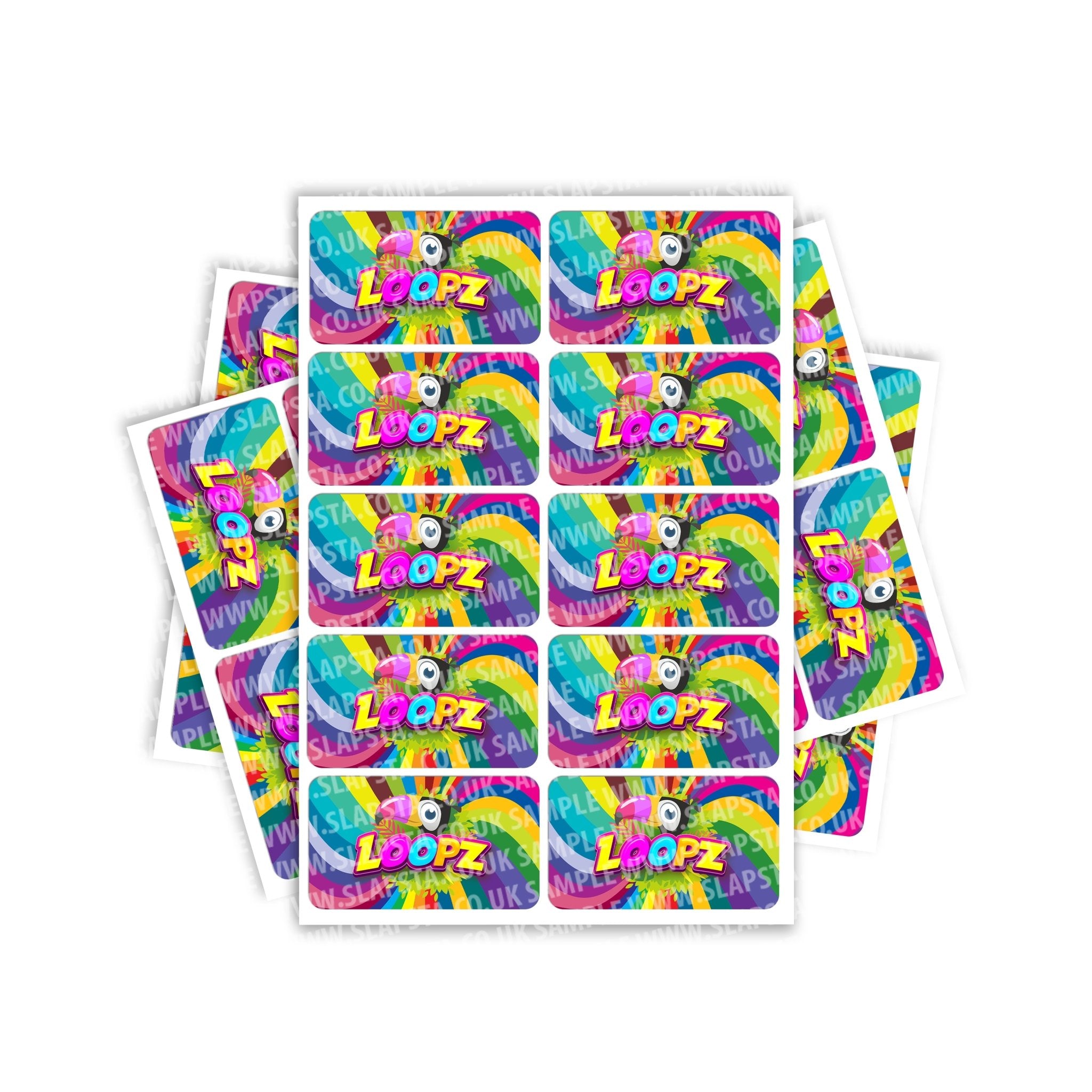 SLAPSTA - Loopz Rectangle / Pre-Roll Labels