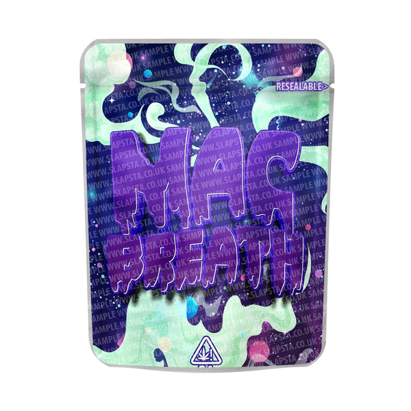 Mac Breath Mylar Pouches Pre-Labeled - SLAPSTA