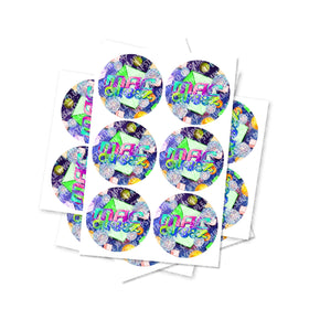 MAC Cubez Circular Stickers