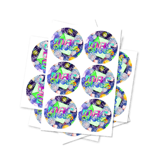 MAC Cubez Circular Stickers - SLAPSTA