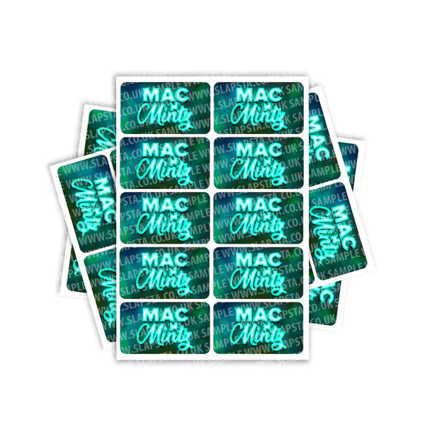 Mac N Mintz Rectangle / Pre-Roll Labels - SLAPSTA