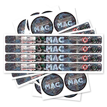 MAC Pre - Labeled 3.5g Self - Seal Tins - 60pcs