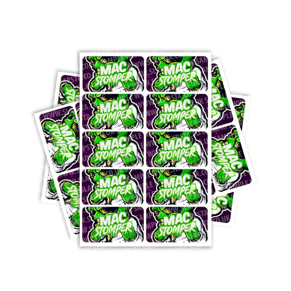 Mac Stomper Rectangle / Pre-Roll Labels - SLAPSTA