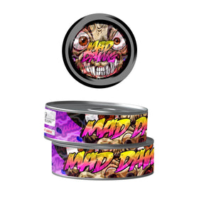 Mad Dawg Pre-Labeled 3.5g Self-Seal Tins