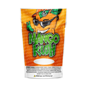 Sachets Mylar Mango Kush pré-étiquetés