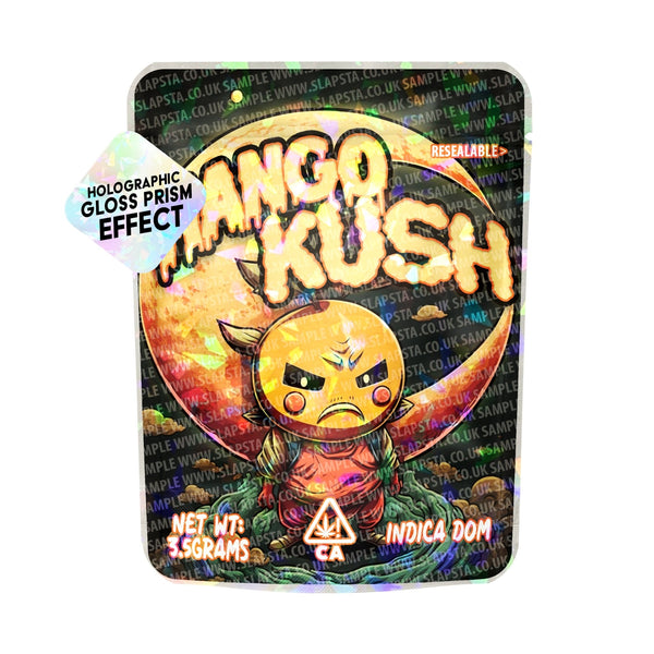 Mango Kush SFX Mylar Pouches Pre-Labeled - SLAPSTA