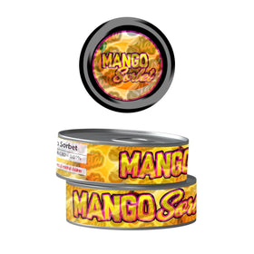 Mango Sorbet Pre-Labeled 3.5g Self-Seal Tins