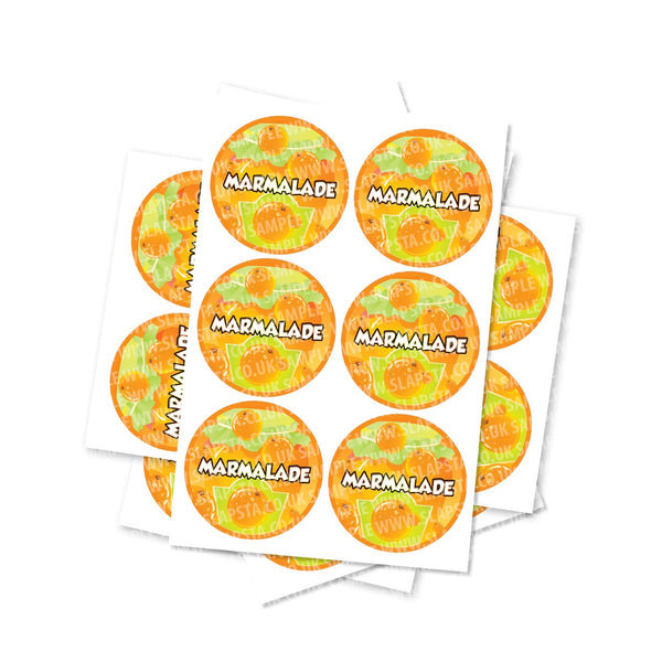 Marmalade Circular Stickers - SLAPSTA