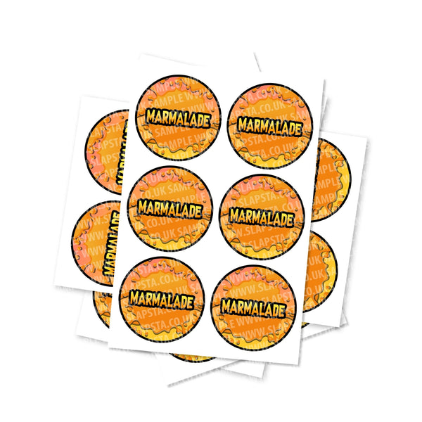 Marmalade Circular Stickers - SLAPSTA