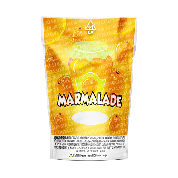 Marmalade Mylar Pouches Pre-Labeled - SLAPSTA
