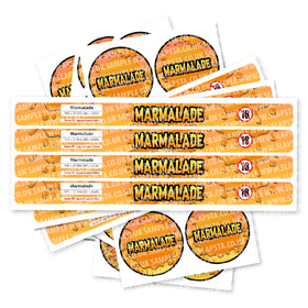 Marmalade Pressitin Strain Labels