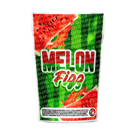 Melon Fizz Mylar Pouches Pre-Labeled