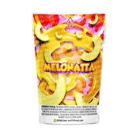 Melonatta Mylar Pouches Pre-Labeled