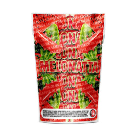 Melonatta Mylar Pouches Pre-Labeled