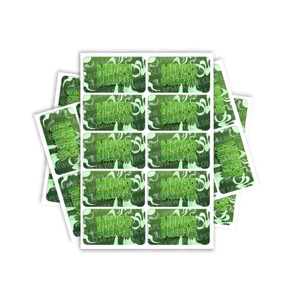 Mendo Breath Rectangle / Pre-Roll Labels - SLAPSTA