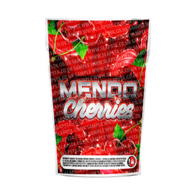 Mendo Cherries Mylar Pouches Pre-Labeled