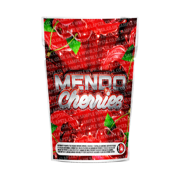 Mendo Cherries Mylar Pouches Pre-Labeled - SLAPSTA