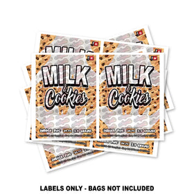 Étiquettes pour sacs Mylar pour lait et biscuits UNIQUEMENT