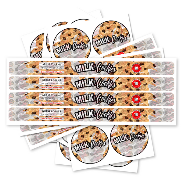 Milk & Cookies Pre-Labeled 3.5g Self-Seal Tins SLAPSTA