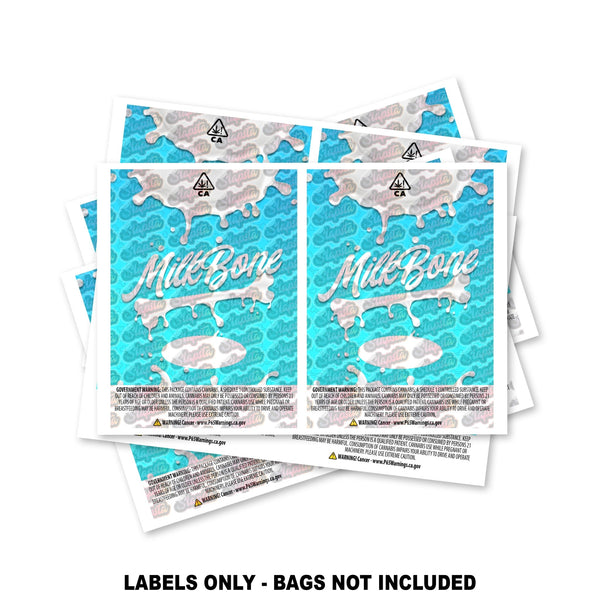 Milkbone Mylar Bag Labels ONLY - SLAPSTA