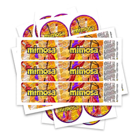 Mimosa Glass Jar / Tamper Pot Label